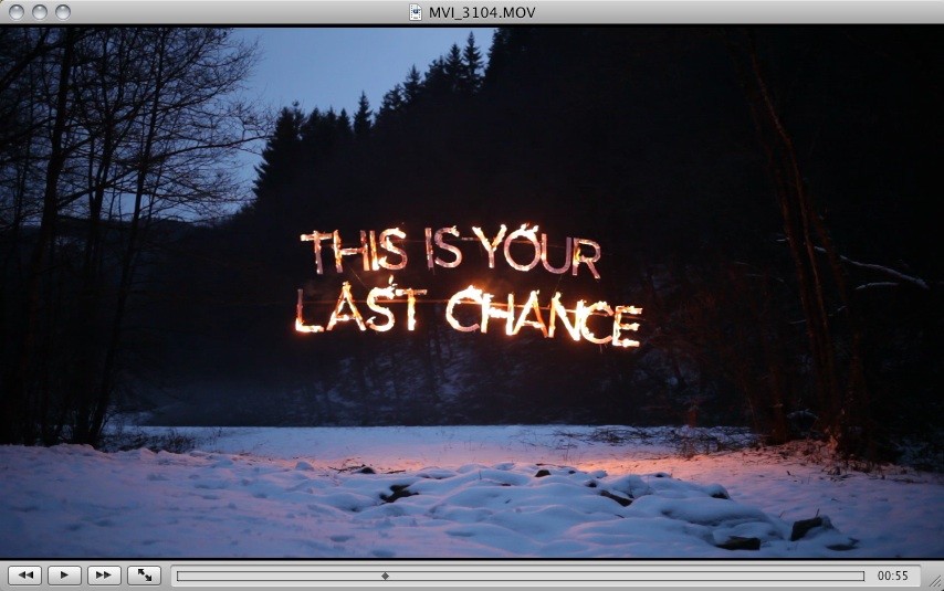 This is Your Last Chance