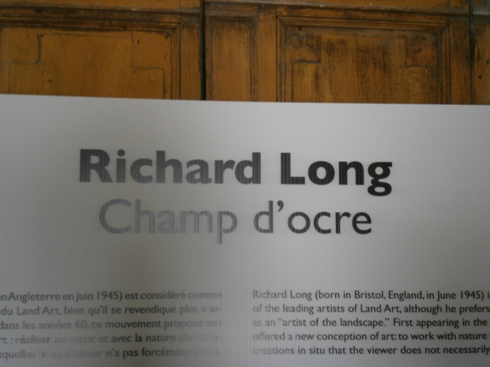 richard long - avignon (F)